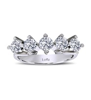 Lova E Renk 1,40 Karat Pırlanta Beştaş Yüzük - 1010073