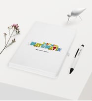 BK Gift Kişiye Özel Matematik Öğretmeni Temalı Beyaz Defter Kalem Hediye Seti - 2