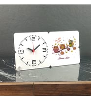 Doğum Günü Hediyesi Ahşap Masa Saati