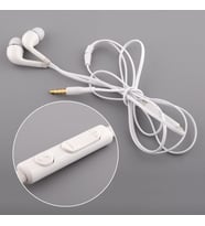 Jak Girişli Mikrofonlu Silikonlu  Ergonomik Kulakiçi Kulaklık (Beyaz)