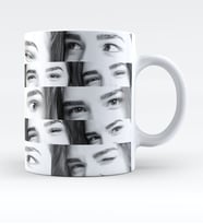 BK Gift Kişiye Özel Gözler Kupa Bardak  1