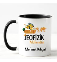 Jeofizik Mühendisi Kupa Bardağı Siyah