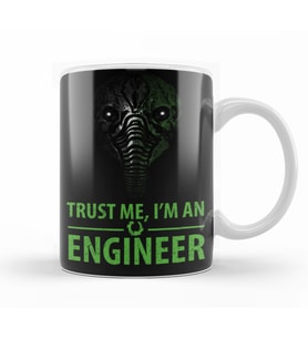 Engineer  Trust Me Kupa Bardak Porselen