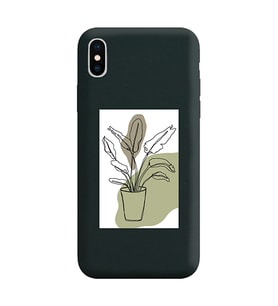 Siyah Lansman Telefon Kılıfı Iphone X