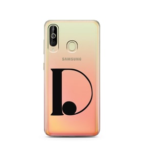 Samsung A60 Harf Tasarımlı Telefon Kılıfı D-Harfi 