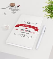 BK Gift Kişiye Özel Sevgililer Günü Beyaz Defter Kalem Seti-44