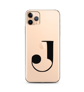 Iphone 11 Pro Harf Tasarımlı Telefon Kılıfı J-Harfi 