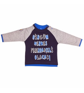  Fenerbahçe Orjinal Lisanslı Uzun Kol  Sweatshirt (Lacivert)