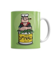 Popeye Spinach Temel Reis Kupa Bardak Porselen