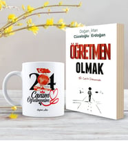 BK Gift Kişiye Özel Öğretmen Olmak Kitabı ve Kupa Hediye Seti - 4