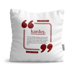 BK Gift Kişiye Özel Kardeş Dekoratif Yastık  4