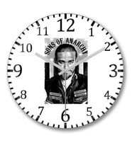 Sons of Anarchy President Jax Teller Duvar Saati Bombeli Gercek C