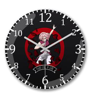 Sakura Naruto Duvar Saati Bombeli Gercek Cam