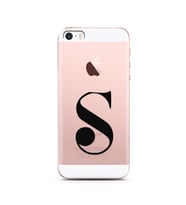 Iphone 5 Harf Tasarımlı Telefon Kılıfı S-Harfi 