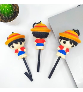 Squishy Jel Mürekkep Kalem Sevimli One Piece Luffy
