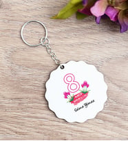 Kadınlar Günü Hediyesi Kişiye Özel Anahtarlık - 3
