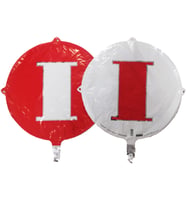 FOLYO BALON HARF I KIRMIZI-BEYAZ 18''