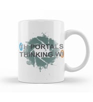Portals Thinking With Portals Kupa Bardak Porselen