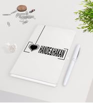 BK Gift Kişiye Özel Sevgililer Günü Beyaz Defter Kalem Seti-126