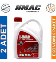 H-Mac Organik Kırmızı Antifriz -40 Derece 3 Lt (2 Adet)