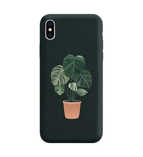 Siyah Lansman Telefon Kılıfı Iphone XS