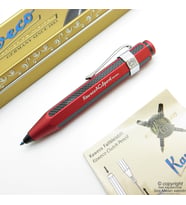 Kaweco 10000355 Ac Sport Tükenmez Kalem Siyah Kırmızı  İsme Özel Kalem