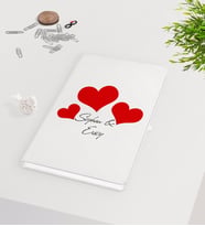 BK Gift Kişiye Özel Sevgililer Günü Beyaz Defter-82