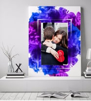 BK Gift Kişiye Özel Fotoğraflı Sanatsal Kanvas Tablo 5  (50x70cm.)