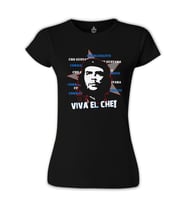 Che Guevara - Viva Siyah Bayan Tshirt