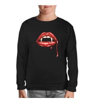 Vampir Siyah Çocuk Sweatshirt