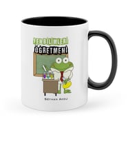 BK Gift Kişiye Özel Fen Bilimleri Öğretmeni Siyah Kupa Bardak  2