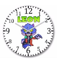 Werewolf Leon  Brawl Stars Duvar Saati Bombeli Gercek Cam