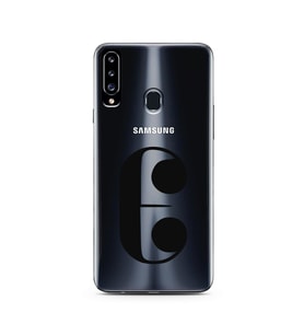 Samsung A20s Harf Tasarımlı Telefon Kılıfı E-Harfi 