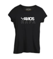 Tenis - Vamos Rafa Siyah Kadın Tshirt