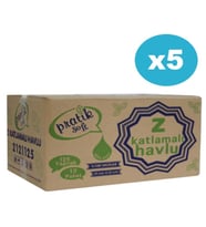 Pratiksoft 5 Koli Z Katlama Dispenser Kağıt Havlu 125 x 60 Paket