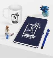 BK Gift Kişiye Özel Avukat Temalı Lacivert Defter Kalem Kupa Seti - 16 (Model 1)