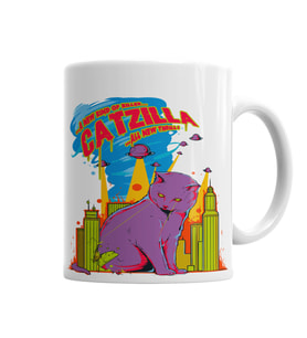 Catzilla Kupa Bardak Porselen