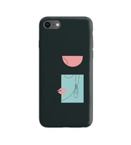 Siyah Lansman Telefon Kılıfı Iphone 8