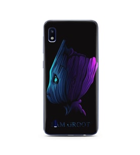 Baby Groot Tasarım Süper Şeffaf Silikon Telefon Kılıfı Samsung A10