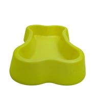 CCA Sarı Renkli Plastik Kemik Şekilli  Mama Kabı