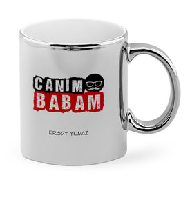 Babalar Gününe Özel Canım Babam Krom Kupa Bardak  5
