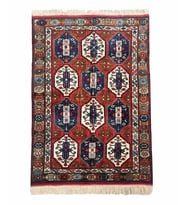 Çanakkale Ayvacık El Dokuması Kök Boyalı Antik Kirman Halı 178x276 (Çok Renkli)