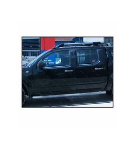 Nissan Navara Krom Cam Çıtası 4 prç. 2006-2015 arası Paslanmaz Çelik
