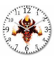 Dota 2 Shadow Demon Duvar Saati Bombeli Gercek Cam