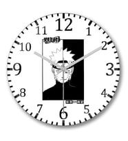 Naruto - Kurama Duvar Saati Bombeli Gercek Cam