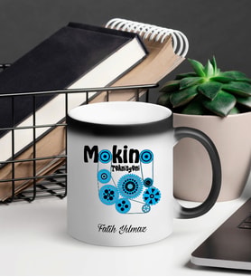 Makine Teknisyeni Sihirli Kupa Bardak