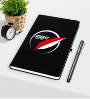 BK Gift Kişiye Özel Avukat Temalı Siyah Defter Kalem Seti - 13