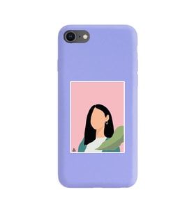 Lila Lansman Telefon Kılıfı Iphone 7