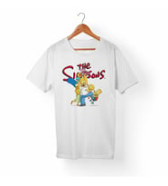 The Simpsons Beyaz Tişört