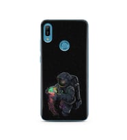 Uzay Kız Tasarım Süper Şeffaf Silikon Telefon Kılıfı Huawei P30 Lite